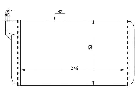 Размеры радиатора печки ваз 2110 нового образца
